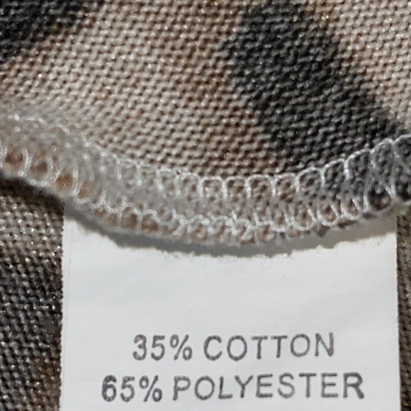 Amaryllis Tan & Black Leopard Print Knit Tunic Sz. L - Picture 10 of 10